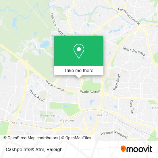 Cashpoints® Atm map