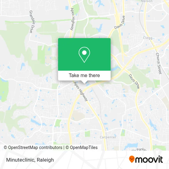Minuteclinic map