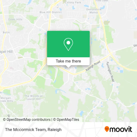 The Mccormick Team map
