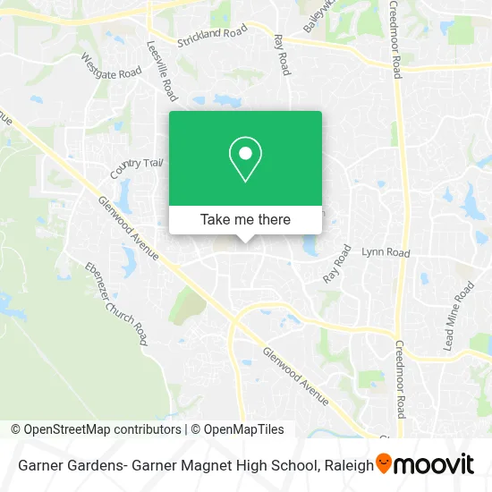 Garner Gardens- Garner Magnet High School map