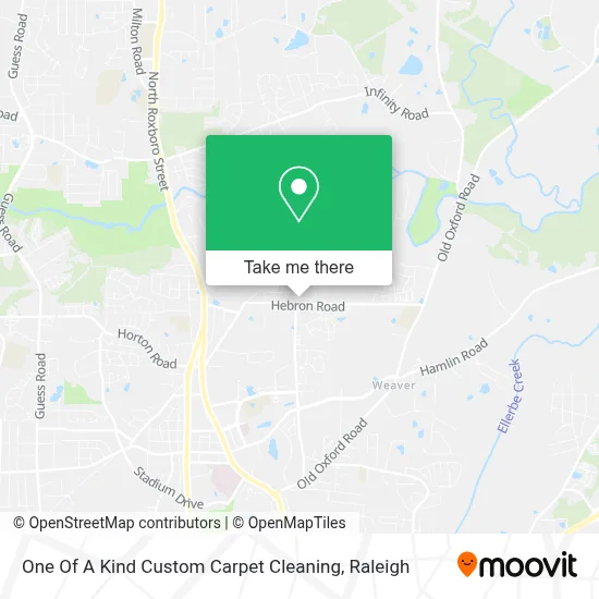 One Of A Kind Custom Carpet Cleaning map