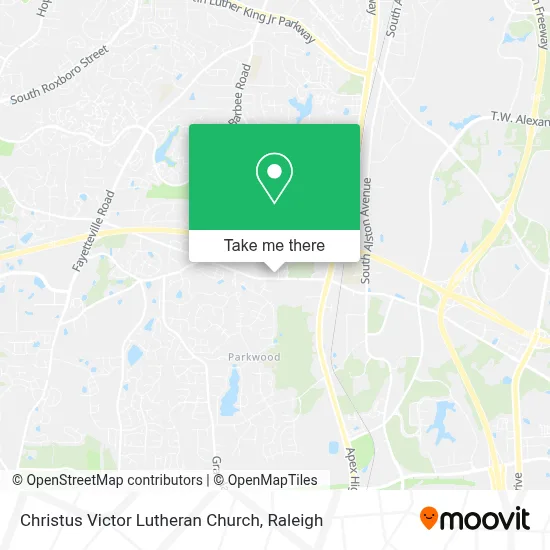 Christus Victor Lutheran Church map