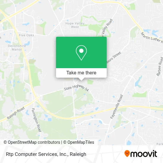 Rtp Computer Services, Inc. map