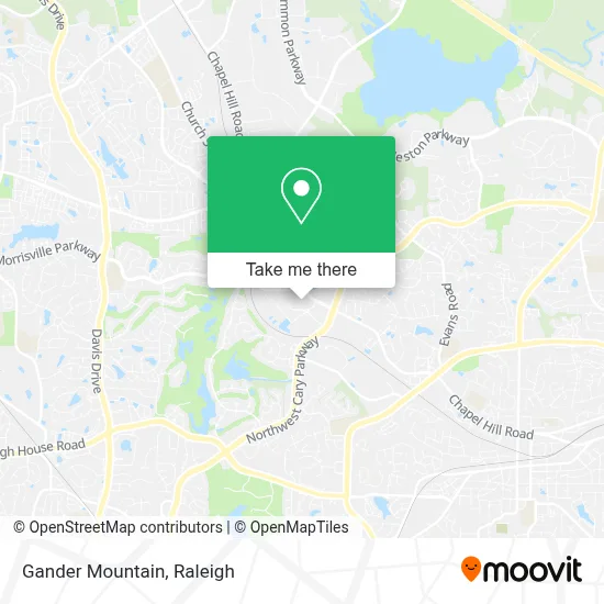 Gander Mountain map