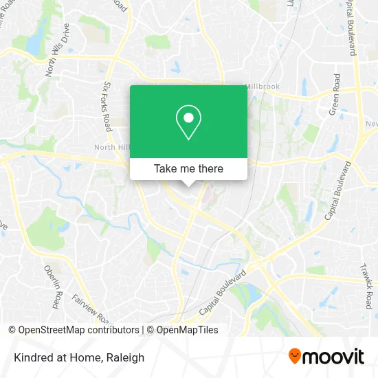 Kindred at Home map