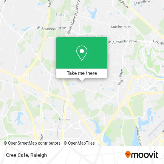 Cree Cafe map
