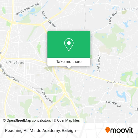 Reaching All Minds Academy map