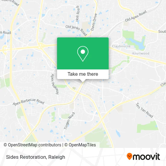 Sides Restoration map