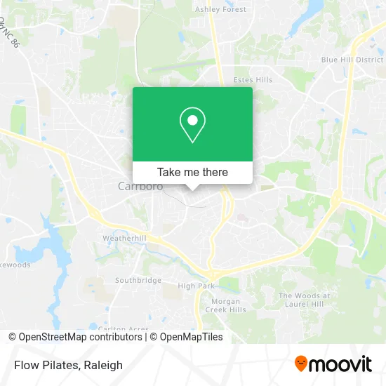 Flow Pilates map