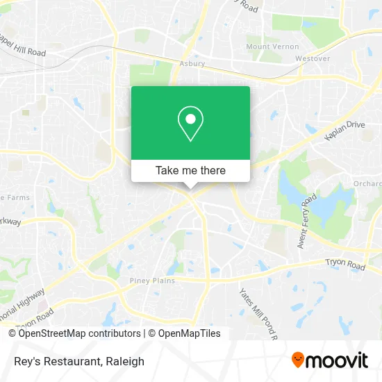 Rey's Restaurant map