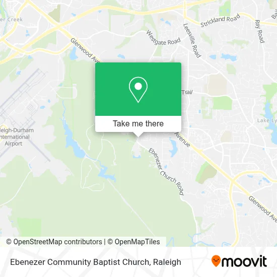 Ebenezer Community Baptist Church map