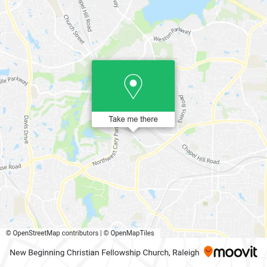 New Beginning Christian Fellowship Church map