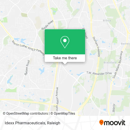 Idexx Pharmaceuticals map