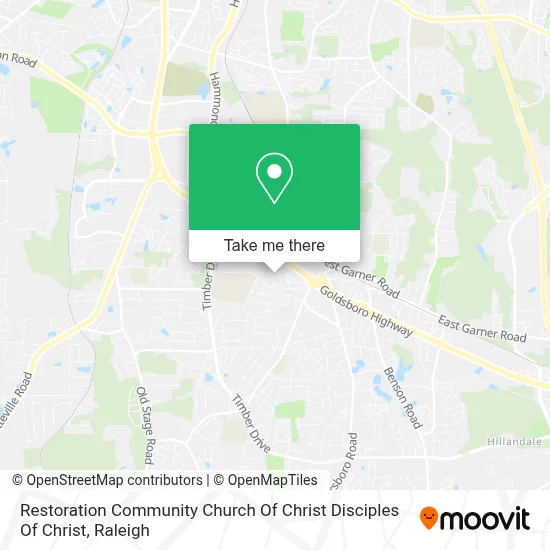Restoration Community Church Of Christ Disciples Of Christ map