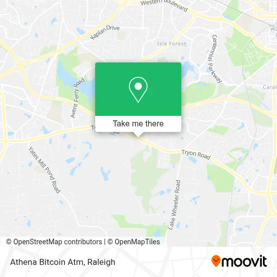 Athena Bitcoin Atm map