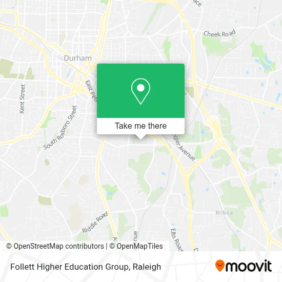 Follett Higher Education Group map