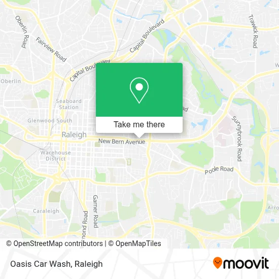 Oasis Car Wash map