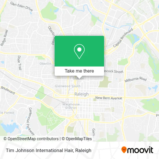 Tim Johnson International Hair map