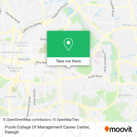 Poole College Of Management Career Center map