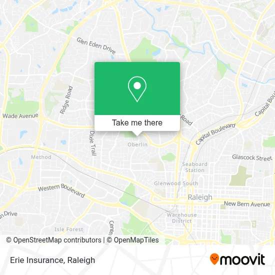 Erie Insurance map