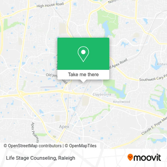 Life Stage Counseling map