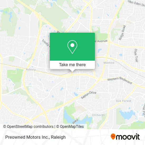 Preowned Motors Inc. map