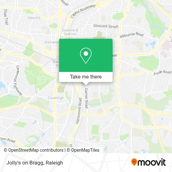 Jolly's on Bragg map