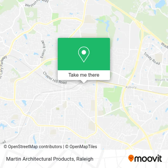 Martin Architectural Products map