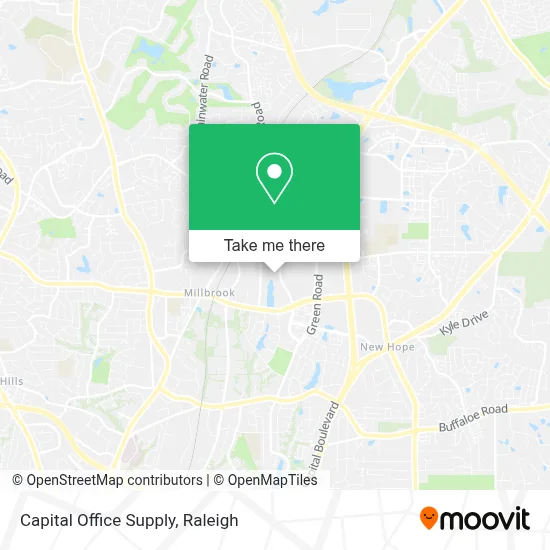 Capital Office Supply map