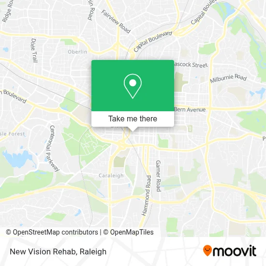 New Vision Rehab map