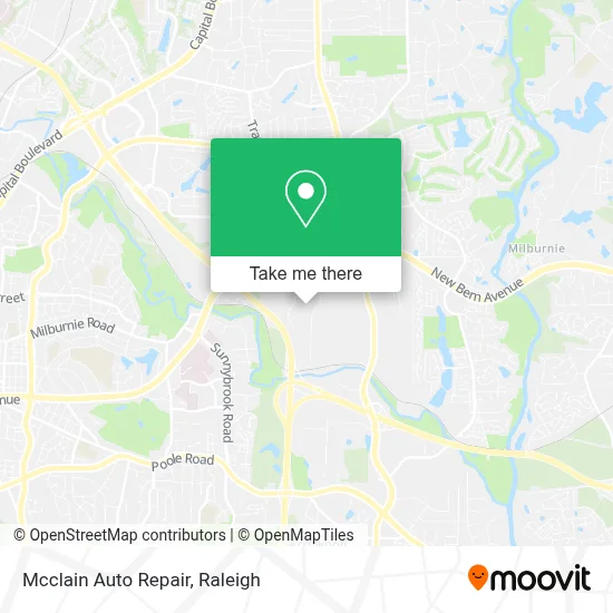 Mcclain Auto Repair map