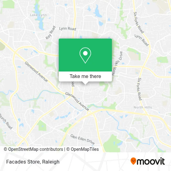 Facades Store map