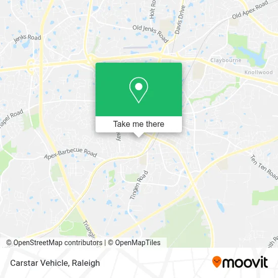 Carstar Vehicle map