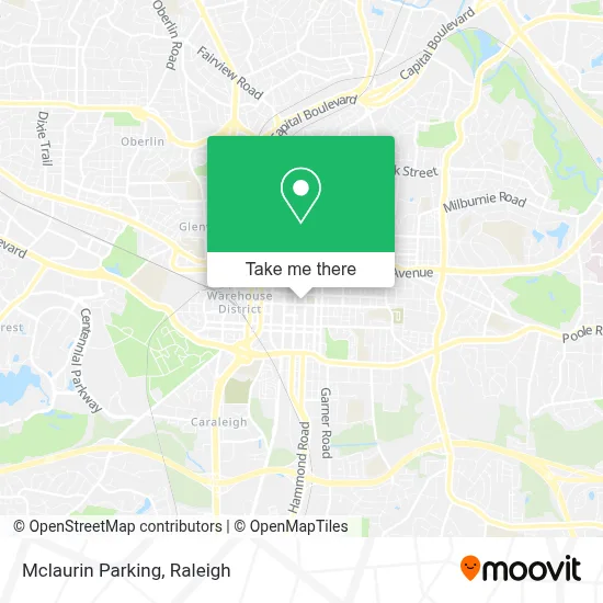 Mclaurin Parking map