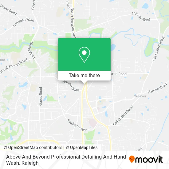 Above And Beyond Professional Detailing And Hand Wash map