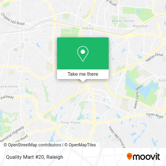 Quality Mart #20 map