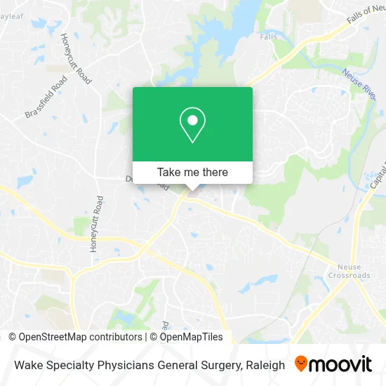 Wake Specialty Physicians General Surgery map