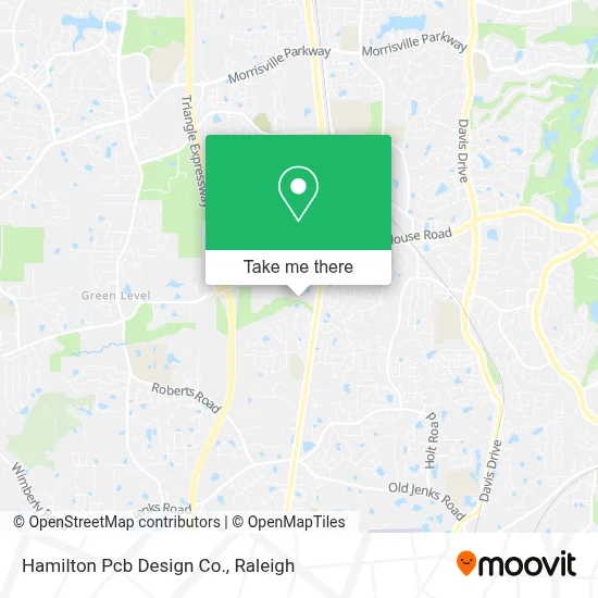 Hamilton Pcb Design Co. map