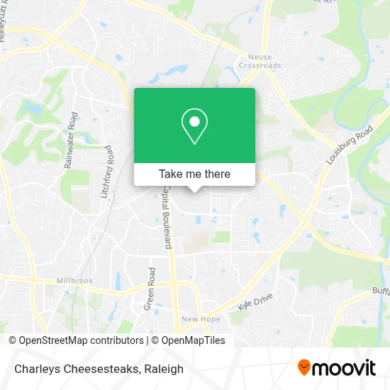 Charleys Cheesesteaks map