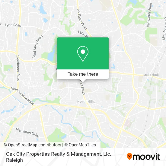 Oak City Properties Realty & Management, Llc map