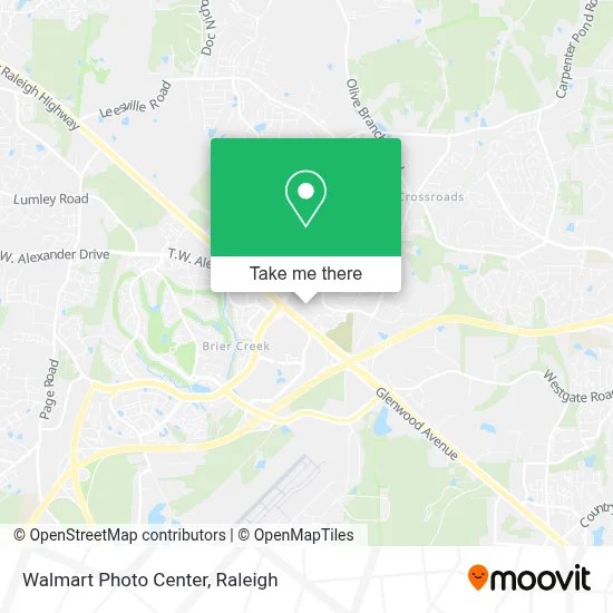 Walmart Photo Center map