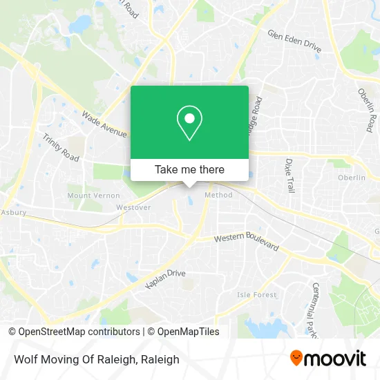 Wolf Moving Of Raleigh map