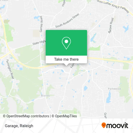 Garage map