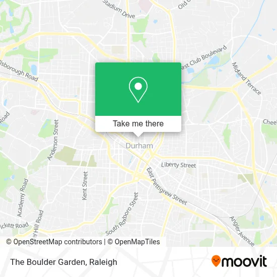 The Boulder Garden map