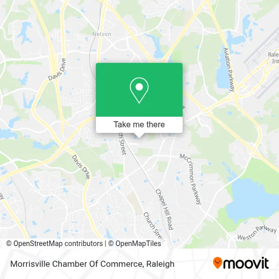 Morrisville Chamber Of Commerce map