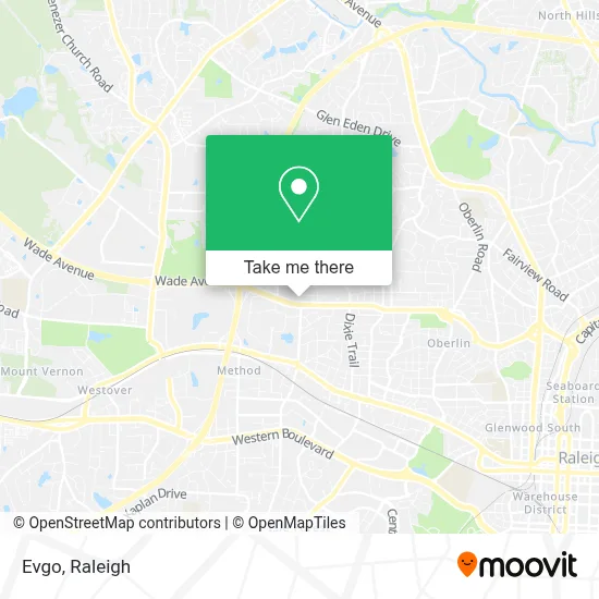 Evgo map