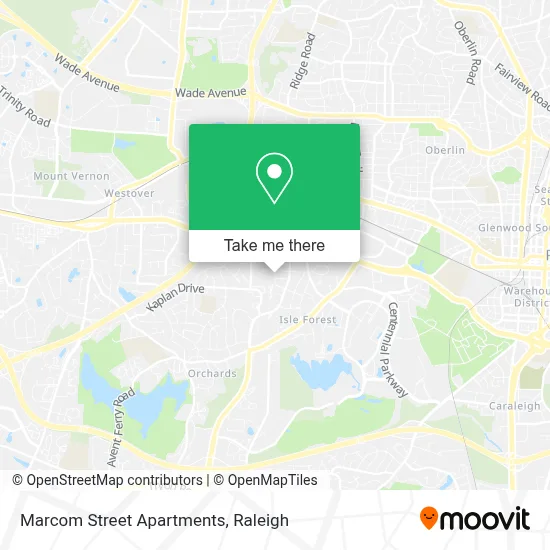 Marcom Street Apartments map