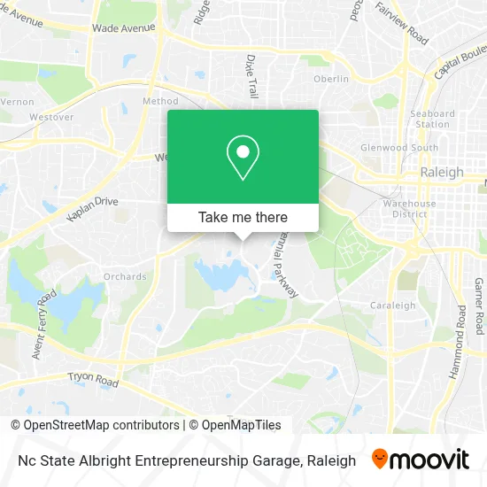 Nc State Albright Entrepreneurship Garage map