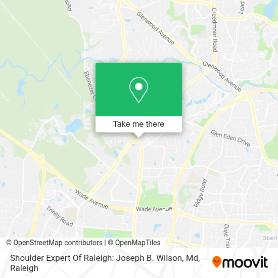 Shoulder Expert Of Raleigh: Joseph B. Wilson, Md map