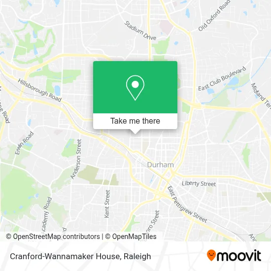 Cranford-Wannamaker House map